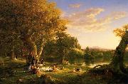 Thomas Cole Picnic oil painting reproduction